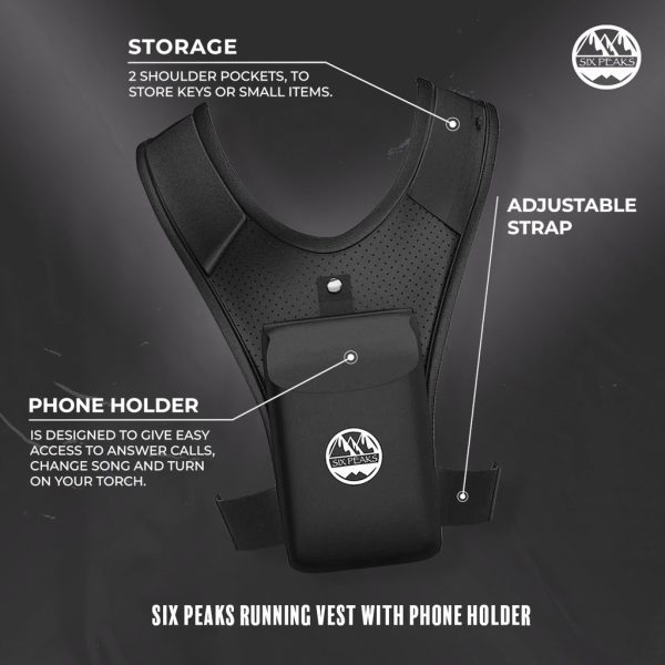 Six Peaks Running Vest with Phone Holder - Image 2